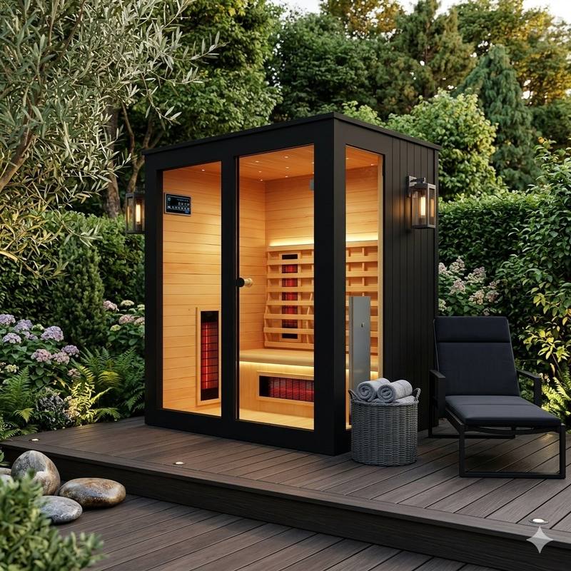 Sauna infrarrojo para exterior
