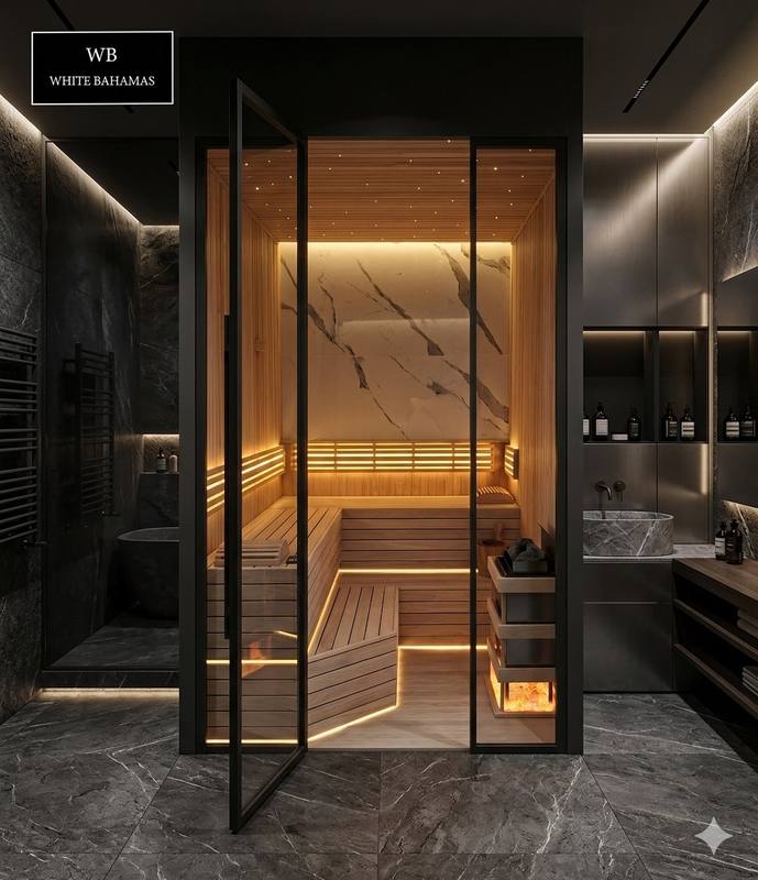 Sauna tradicional para interior